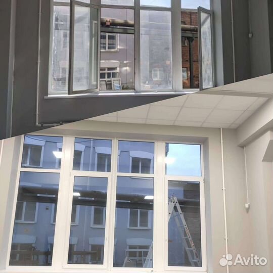 Мытьё балкона