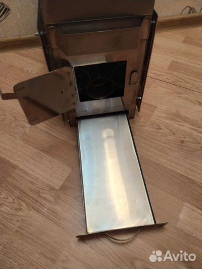 Печь в палатку мобильную Баню с трубами