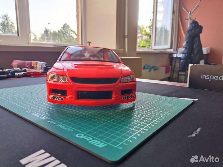 Кузов 1:10 mitsubishi lancer evolution 9