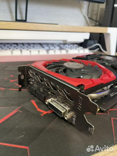 Видеокарта MSI geforce gtx 1050 Ti gaming X 4G