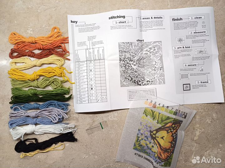 Набор для вышивания Dimensions Бабочка