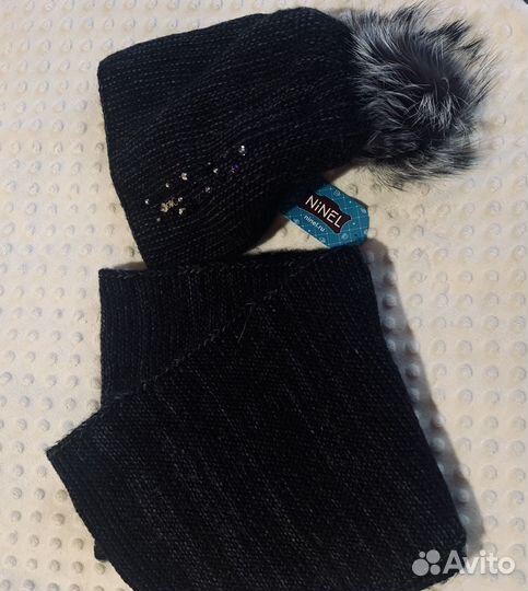 Зимняя шапка и снуд