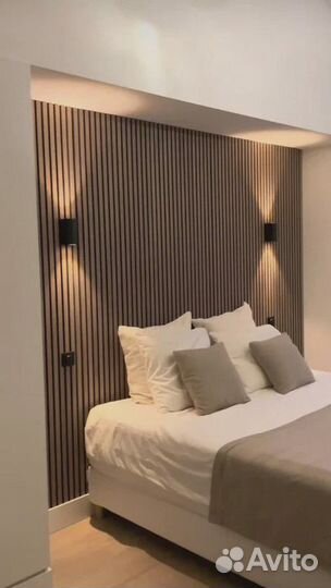 Реечные стеновые 3D панели из дпк в Севастополе