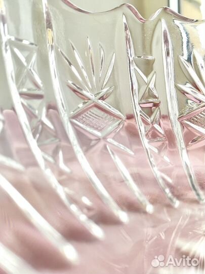 Вазы хрустальные (конфетница и салатница)