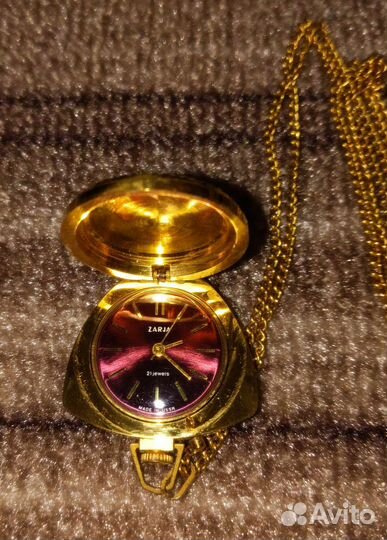 Часы кулон заря СССР