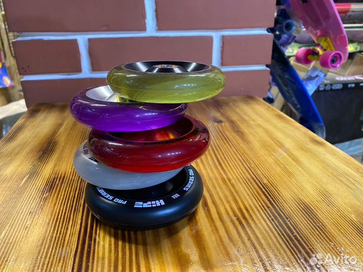 Нереальные колеса для трюкового самоката hipe H11