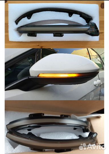 Динамический светодиодный сигнал поворота VW