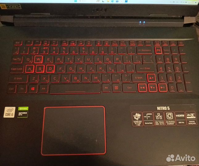 Игровой ноутбук acer nitro 5
