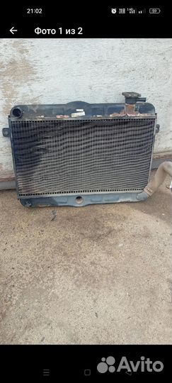 Радиатор охлаждения медный нива 2121