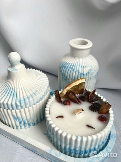 Новогодний подарок. Наборы. Свечи