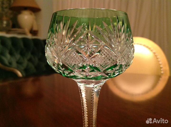 Saint Louis фужер бокал цветной хрусталь Baccarat