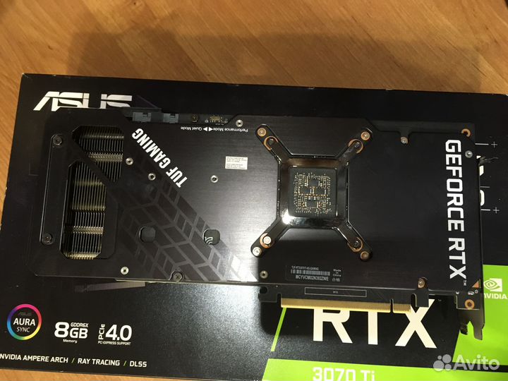 Видеокарта rtx 3070 Ti, чек,гарантия днс