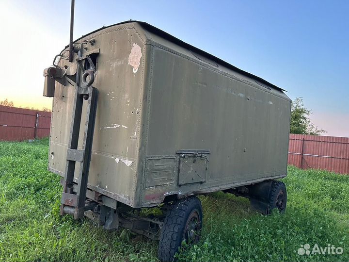 Военный жилой вагончик, передвижной с буржуйкой