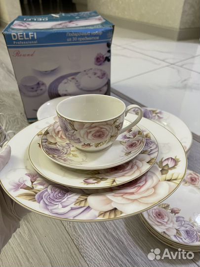 Столовый и чайный сервиз 30 пред