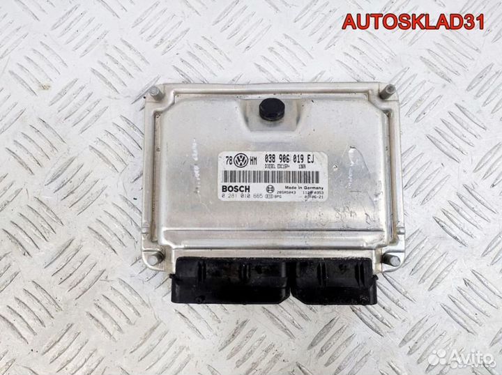 Блок эбу Volkswagen Passat B5 038906019EJ Дизель