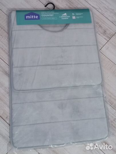 Коврики для ванной и туалета новые