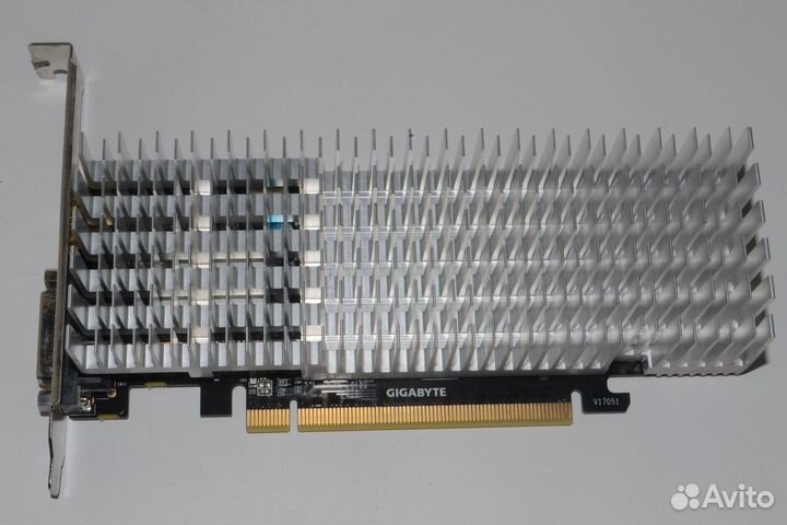 GT 1030 Silent Low Profile 2G gddr5 Низкопрофиль