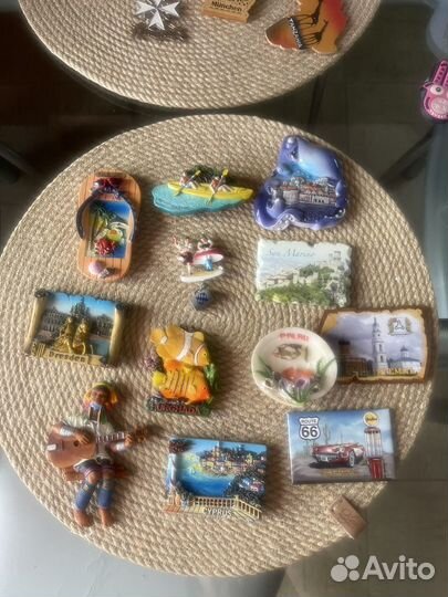 Магниты на холодильник из разных стран