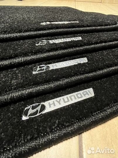Ковры в салон Хендай Туксон 2022г. 15мм