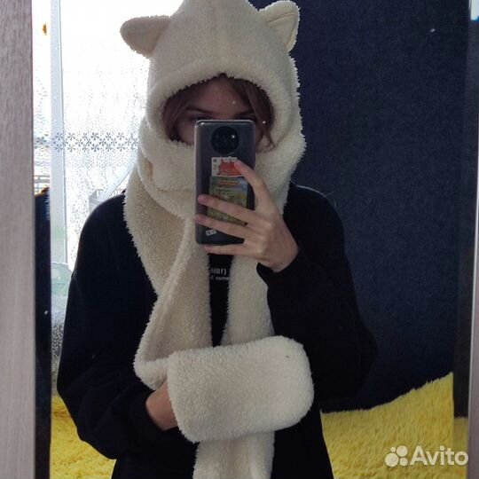 Шапка-шарф с ушками