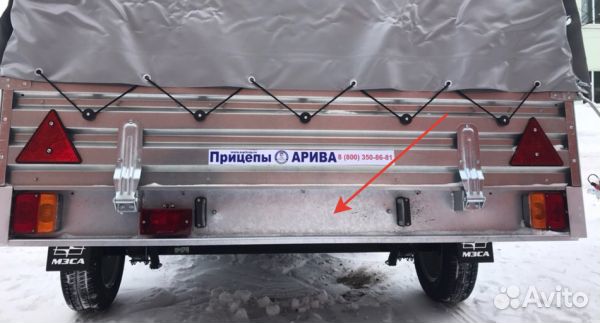 Фартук прицепа задний мзса 817702.012; 03.012; 12
