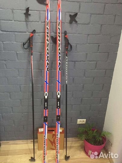 Беговые лыжи, полный комплект