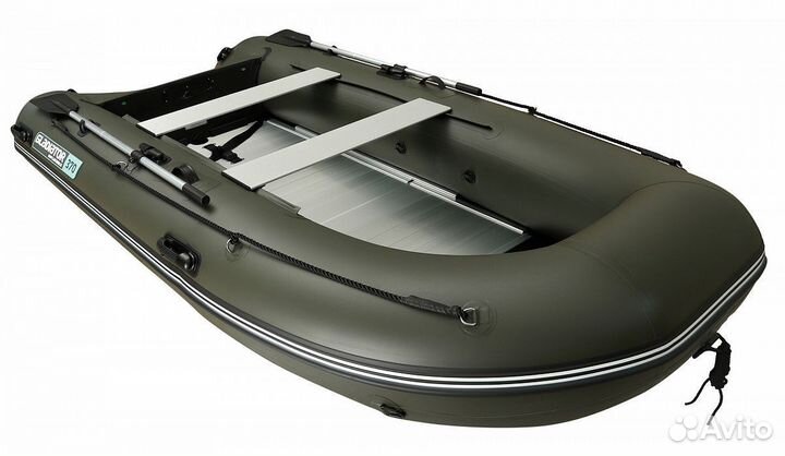 Лодка gladiator B370AL темно-зеленого цвета