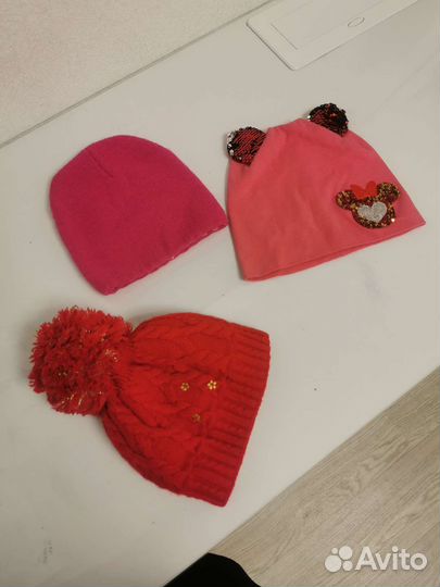 Шапка, шарфы для девочки 3, 4, 6, 6, 7, 8 лет