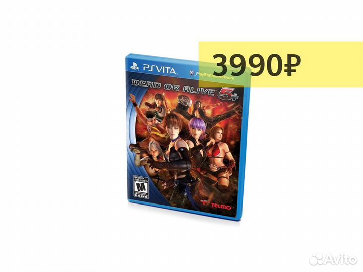 Dead or Alive 5 Plus витринный образец, английский