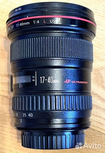 Canon EF 17-40mm f/4L USM + уф светофильтр B+W