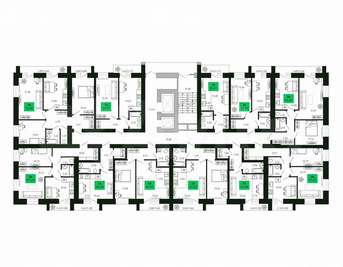 Квартира-студия, 26,5 м², 5/16 эт.