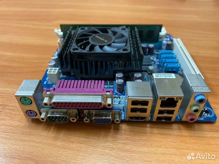 Материнская плата GA-E350N + процессор + память