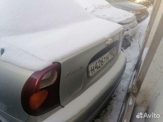 Шевроле Ланос крышка багажника