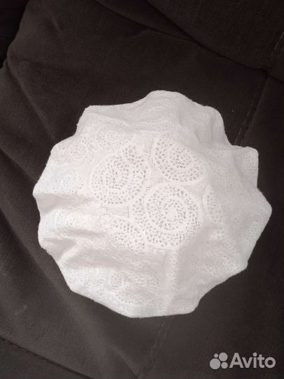 Шапочка берет летняя для девочки, 3-6 мес