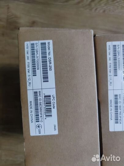 Роутер D-Link DSR-250/A4A Новые в коробках