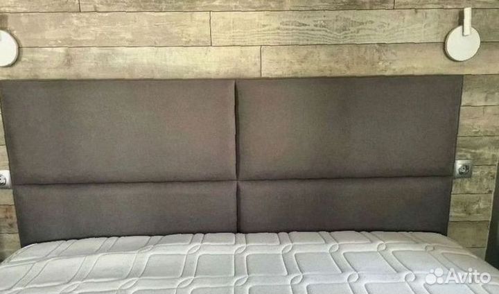 Кровать двуспальная дизайнерская мягкая