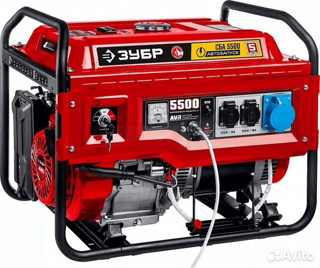 Электростанция бензиновая зубр мастер сба-5500 ABP