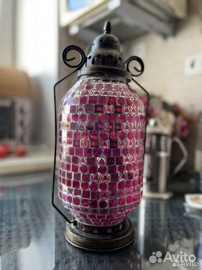 Витражная лампа