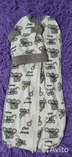 Пеленка кокон на молнии