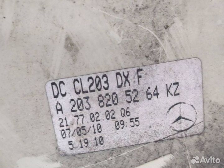Фонарь задний правый Mercedes-Benz CLC-Класс CL203