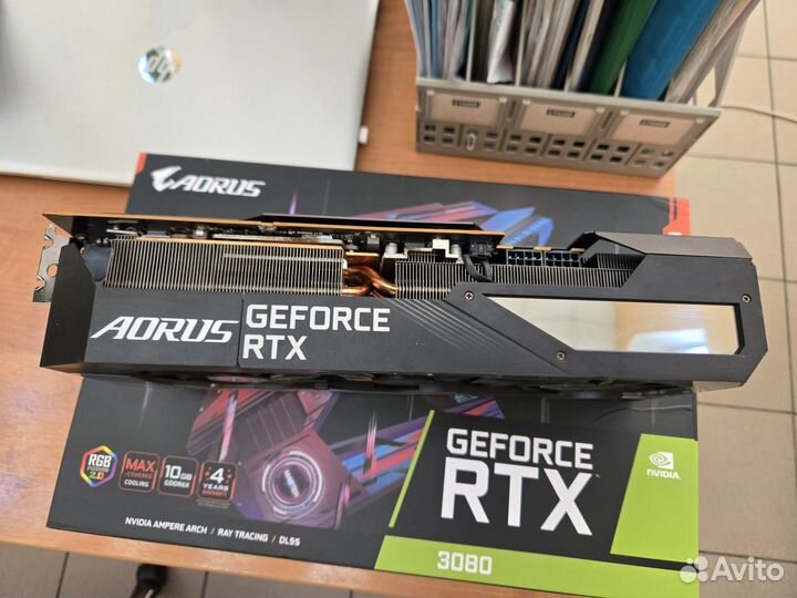 Видеокарта gigabyte aorus rtx 3080 master 10 GB