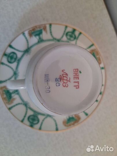 Чайная пара костяной фарфор лфз