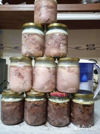 Тушенка домашняя,рыбные консервы (доставка)