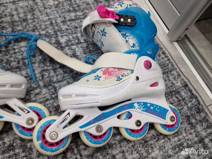 Ролики детские для девочек 30-33 размер