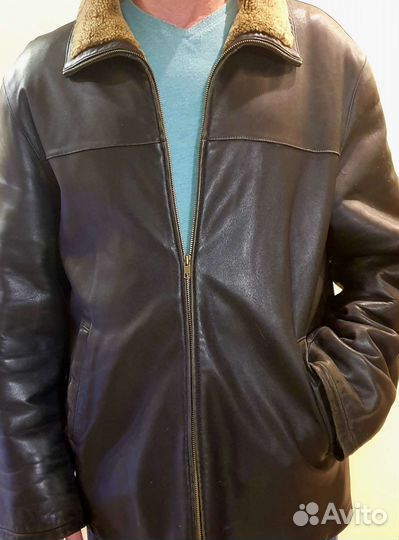 Кожаная куртка мужская