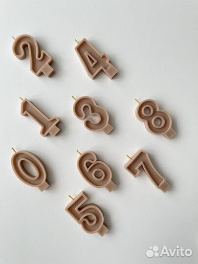 Свечи цифры на торт