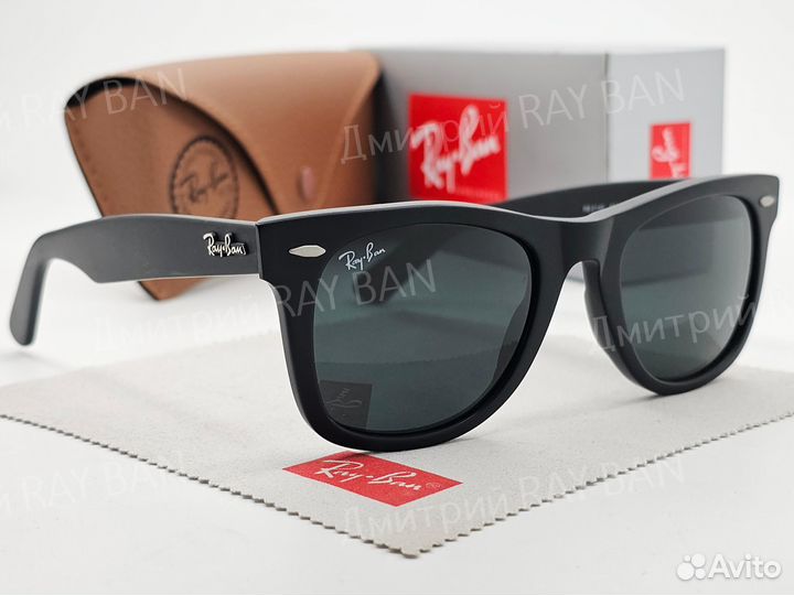 Очки Ray Ban Wayfarer Черное Стекло