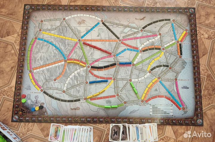 Настольная игра Ticket to Ride Америка. Новая