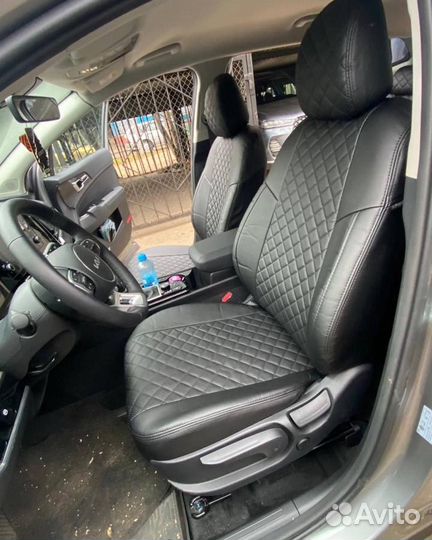 Чехлы из экокожи в Ромб LADA Largus от Автопилот