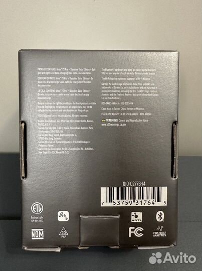 Garmin Fenix 7S Pro Sapphire solar Gold, Новые